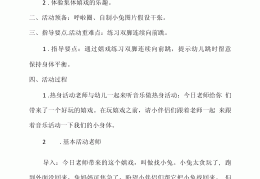 包含小火车钻山洞体育游戏教案中班反思的词条