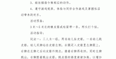 室内体育游戏100例教案及反思中班的简单介绍