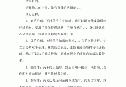 幼儿园体育活动篮球教案小班(幼儿园体育活动篮球教案小班反思)
