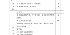 格斗考核评分标准表格(格斗考核评分标准表格图片)