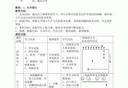 初中体育课教案模板范文图片(初中体育课教案模板范文图片大全)