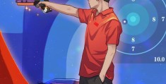 射击比赛简笔画图片彩色(射击比赛简笔画图片彩色版)