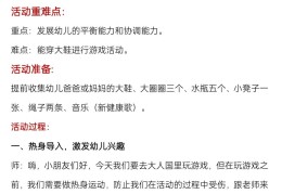大班体育活动目标指南怎么写(大班体育活动目标指南怎么写的)