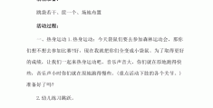 室内体育游戏100例教案中班(室内体育游戏100例教案中班反思)