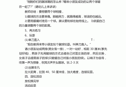 圆球游戏总结(幼儿园球类游戏总结)