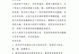 小班体育设计思路及教案(小班体育设计思路及教案及反思)