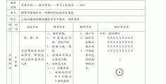 体育教案模板电子版初中(初中体育教案100例表格)