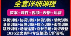 幼儿体能训练课程(幼儿体能训练课程内容)