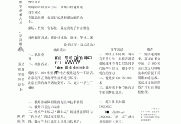 初中体育课体育游戏教案大全(初中体育课体育游戏教案大全图片)