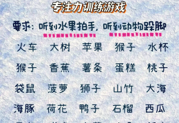 适合锻炼专注力的游戏名字(适合锻炼专注力的游戏名字大全)
