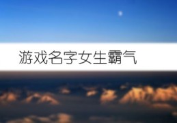 射击游戏名字起名男霸气(射击游戏名字起名男霸气两个字)