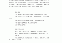 游戏石头人教学反思(游戏石头人教学反思简短)