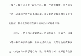 幼儿园体育游戏50例读后感(幼儿体育游戏心得体会800字)