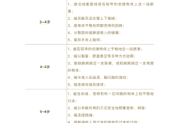 3～6岁幼儿体育发展目标(幼儿园各年龄段体育发展目标)